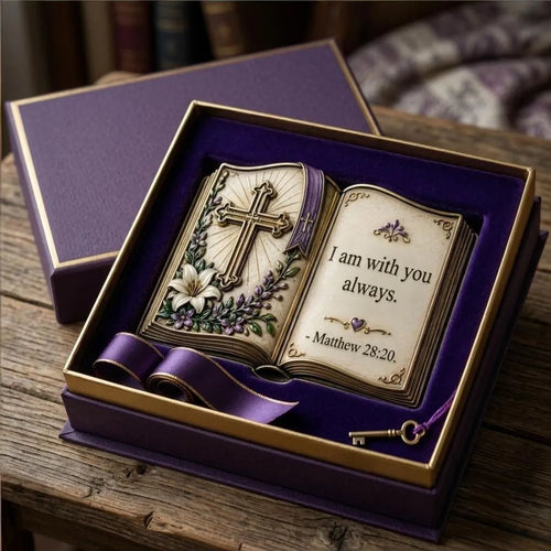 🔥LAST DAY 49% OFF - ✝️Open Bible Pocket Hug | Faith You Can Carry With You