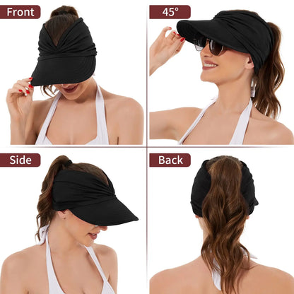 🔥 50% OFF - Women's UPF 50+ UV Protection Sun Visor Hat