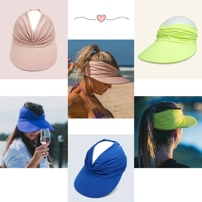 🔥 50% OFF - Women's UPF 50+ UV Protection Sun Visor Hat