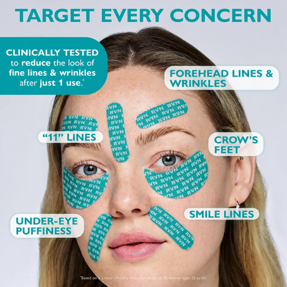 🔥 ROVINAO Peptide Skinjection Peptide Infused Face + Eye Tape