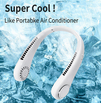 🔥 49% OFF 🍃Portable Neck Fan – Hands-Free Cooling for Hot Summer Days