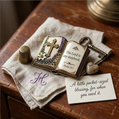 🔥LAST DAY 49% OFF - ✝️Open Bible Pocket Hug | Faith You Can Carry With You