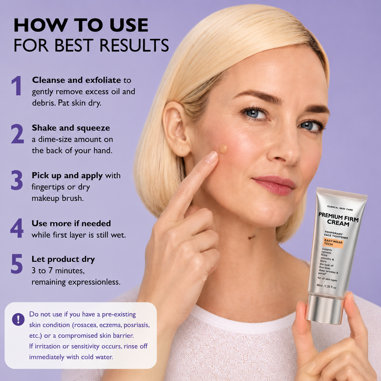 Rovinao™ Instant Firming Temporary Face Tightener Easy-Wear Formula