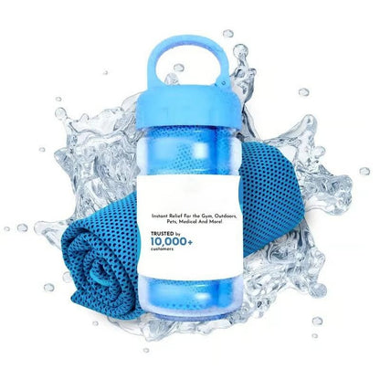 🌞Cooling Bottle - Cold Sweat Towel You Can Use Anywhere, Anytime! Reusable Soft Absorbent Cooling Portable