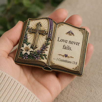 🔥LAST DAY 49% OFF - ✝️Open Bible Pocket Hug | Faith You Can Carry With You