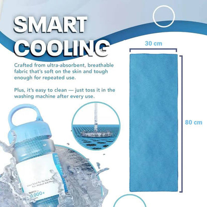 🌞Cooling Bottle - Cold Sweat Towel You Can Use Anywhere, Anytime! Reusable Soft Absorbent Cooling Portable