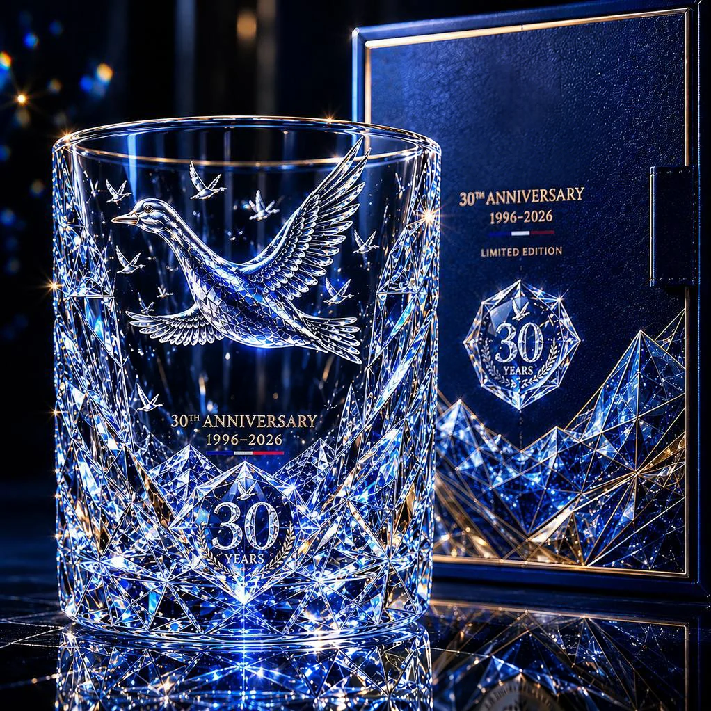 🔥Hot Sale-Goose🦢 30th Anniversary 3D Sculpted Vodka Bottle